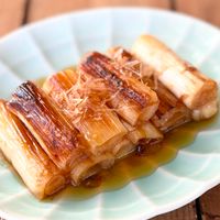 おつまみにピッタリ 焼き長ネギのマリネ