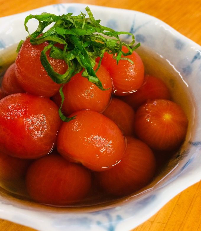 ミニトマトの炭酸づけ mio2022年7月号レシピClip