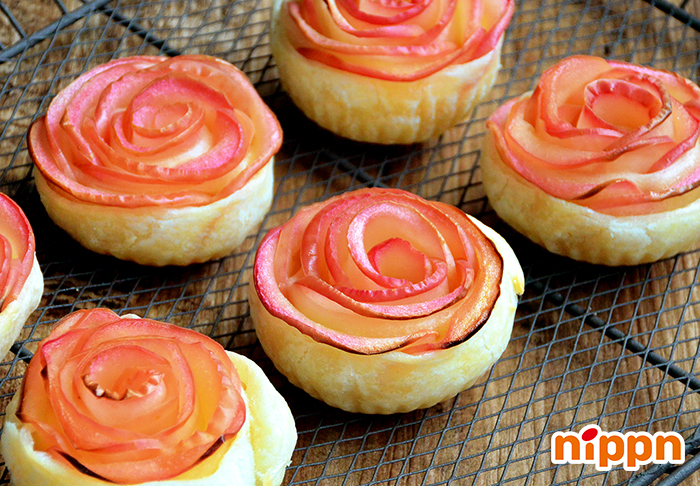 イエシゴトVol.87 薔薇のアップルパイ♪と今日のお弁当 : YUKA'sレシピ♪