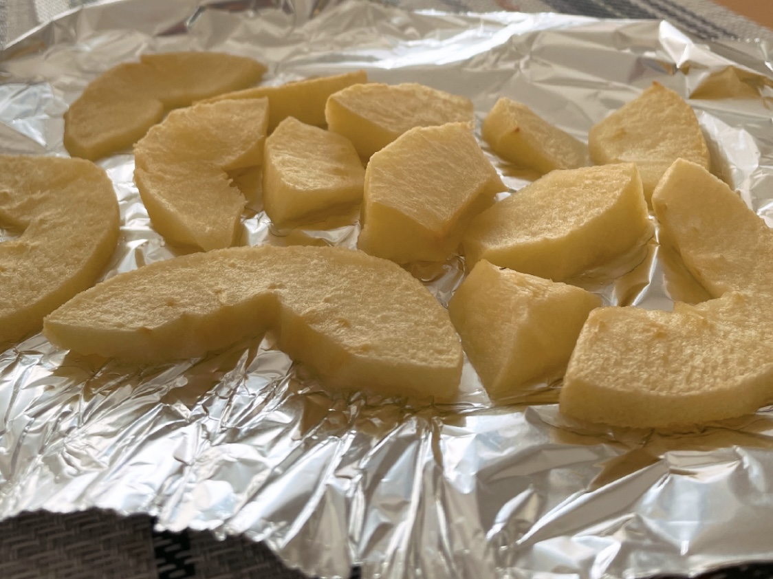 トースターで作る焼きりんご