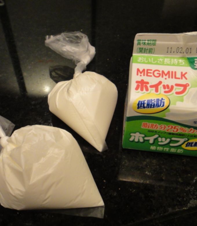 生クリーム衝撃！冷凍保存3カ月