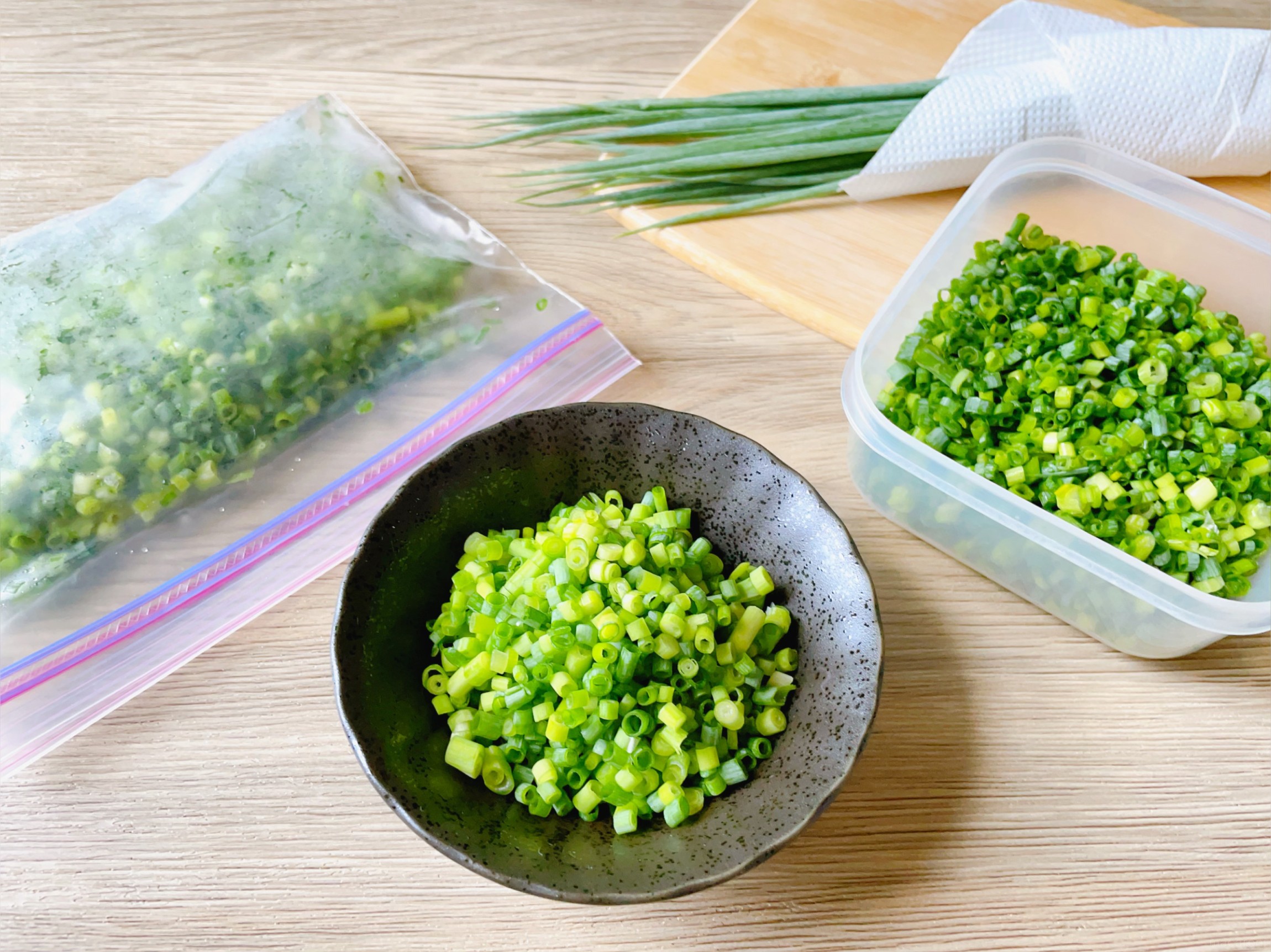 小ネギの保存 下ごしらえ 方法万匠 BANJYO