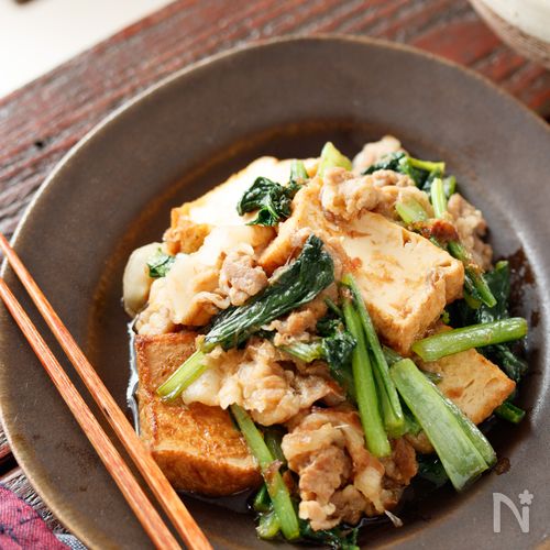 豚こまと絹厚揚げの細切り炒め - マイティの Awesome Cooking