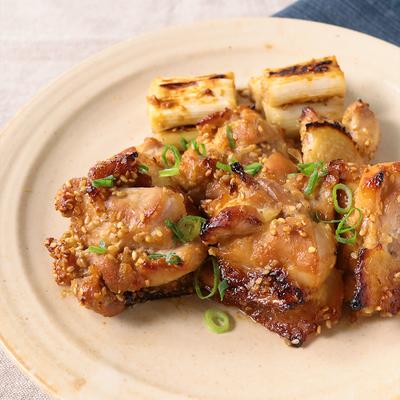 鶏もも肉の西京味噌漬け焼き