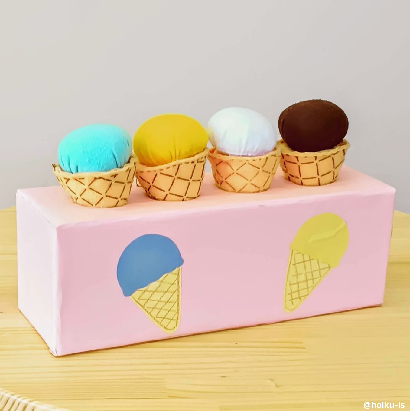作り方紹介 手作りおもちゃのアイスクリーム屋さんコーンの作り方 – 双子ママの育児を楽しむアイディア箱