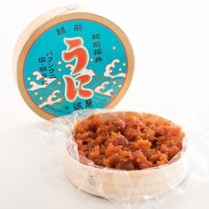 楽天市場ふるさと納税 「福井「塩うに」」 熟成濃厚ウニ 日本三大珍味の一つ 「越前仕立て汐うに」 小福容器入り 9g〜越前福井 藩主松平家の御用商人「天たつ」の高級品！！ 塩雲丹 越前うに しおうに 珍味 ご当地 名物 酒の肴 おつまみ ギフト 贈答 贈り物: 福井