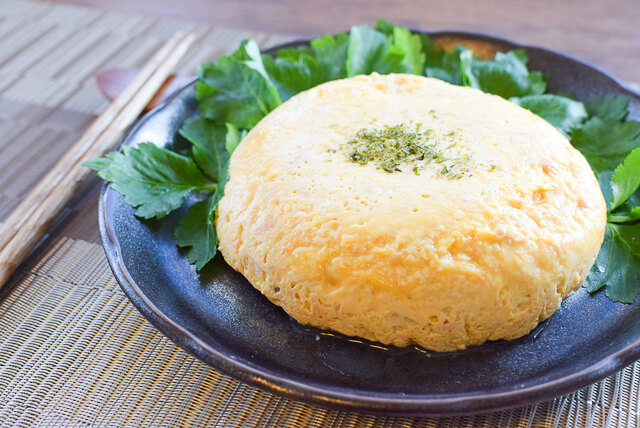 お月見たまご豆腐レンジで簡単ダイエットレシピ