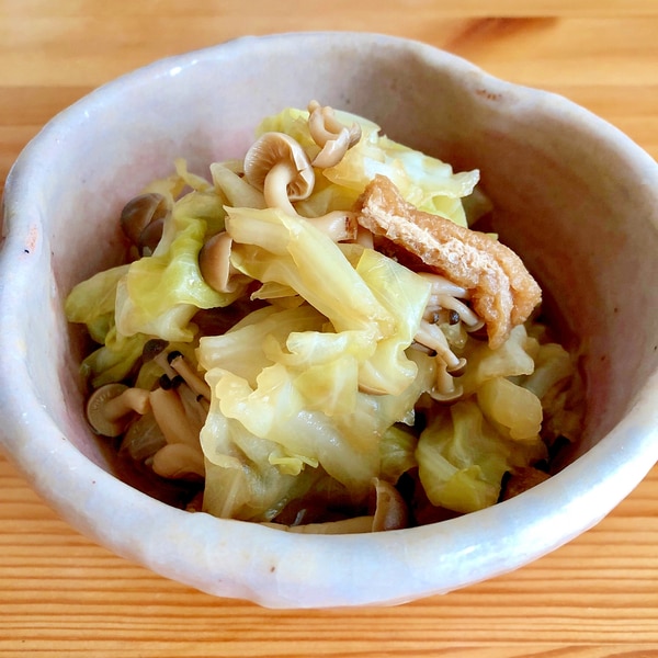 キャベツとさくらえびの煮浸しのレシピぱくぱく献立くん 料理レシピ