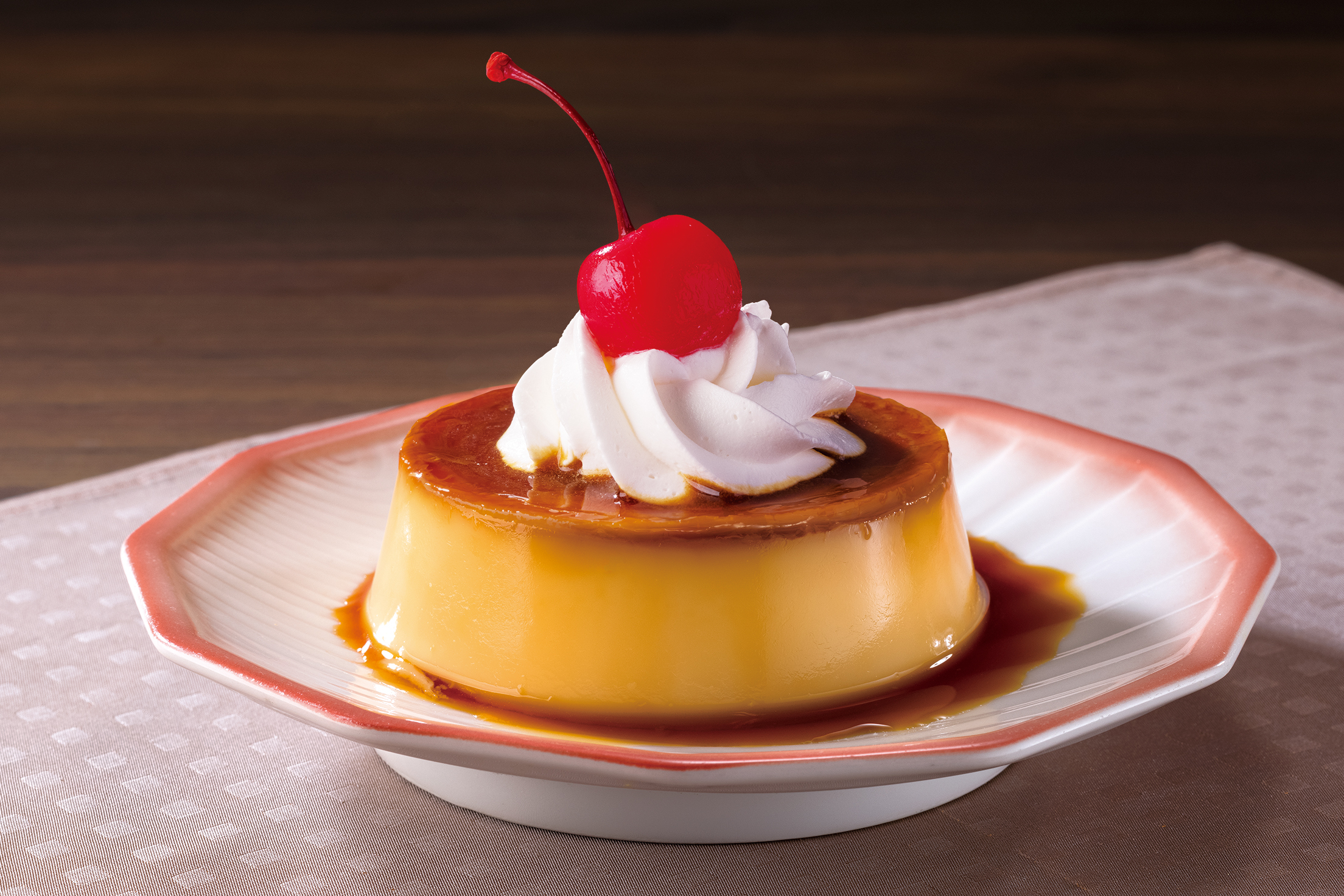 昭和96年料理番組喫茶店のプリン1950s Japanese Creme caramel