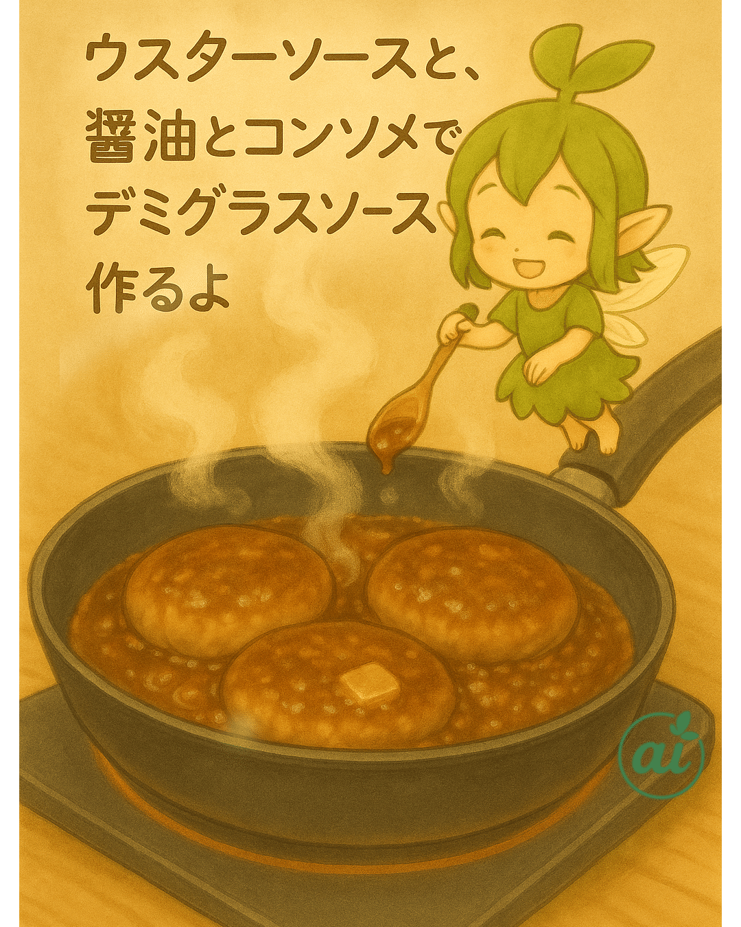 みんな大好き☆簡単！煮込みハンバーグ
