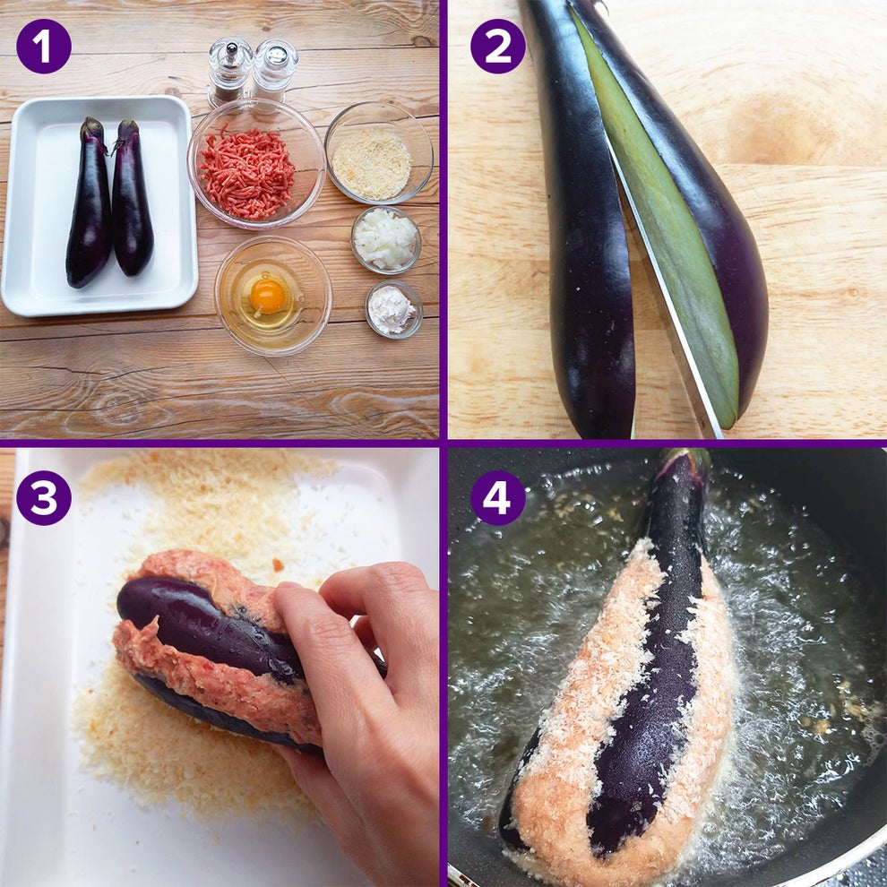 子供も大人も満足♪なすの肉詰めフライ 残り物アレンジレシピサイトNadia