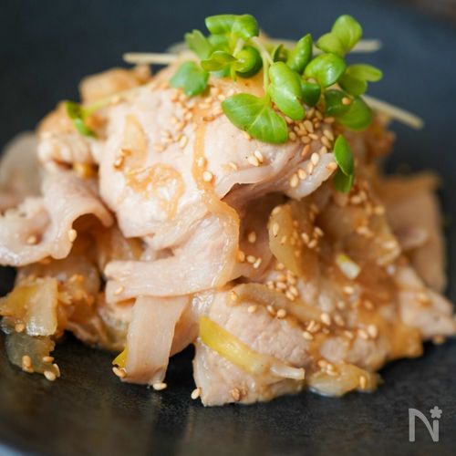 豚肉とさっぱりポン酢のおろし煮 すぐできる！簡単やわらか♡