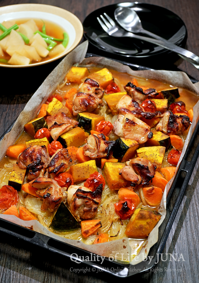 鶏肉のオーブン焼き