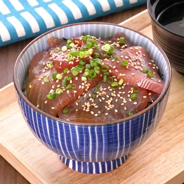 好きな海鮮丼の具で☆絶品漬け丼