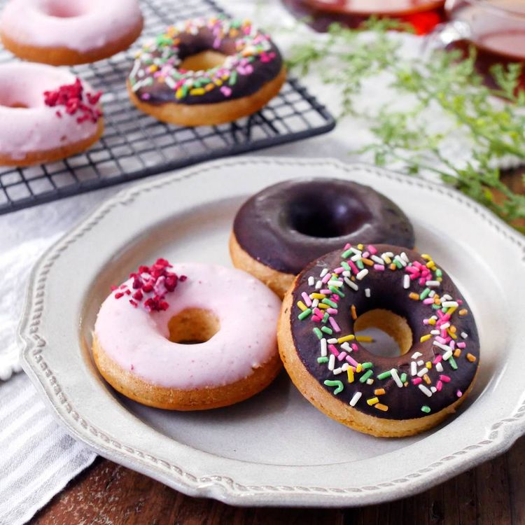 揚げない！きな粉米粉焼きドーナツレシピ！卵なし小麦粉なし管理栄養士namiのレシピブログ