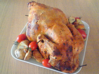 実は超簡単！丸鶏で作る『基本のローストチキン』のレシピ 切り分け方・詰め物なし- ライブドアニュース