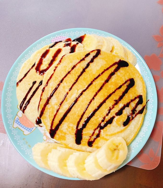 バナナケーキ ホットケーキミックス 卵なし 牛乳なしTikTok