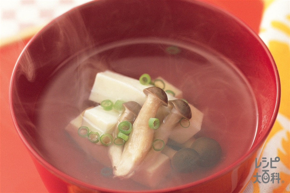 たっぷりきのこのお吸い物 作り方・レシピクラシル