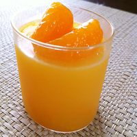ジュースで簡単♪ オレンジゼリ