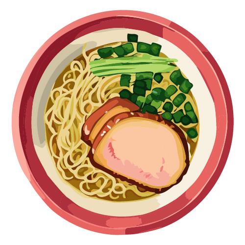 とんこつラーメンのイラスト - イラストくん