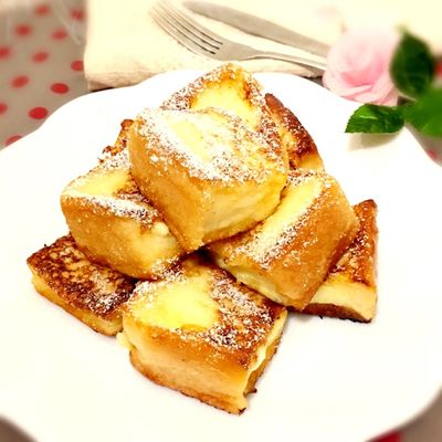 新感覚の揚げフレンチトースト』by ikazuchiboy : アールフリッターズR-FRITTERS - 下北沢 カフェ食べログ