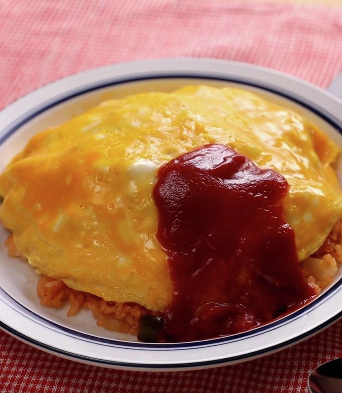 鶏ももソテー添えオムライス レシピ・作り方 by デラみーやん - 楽天レシピ