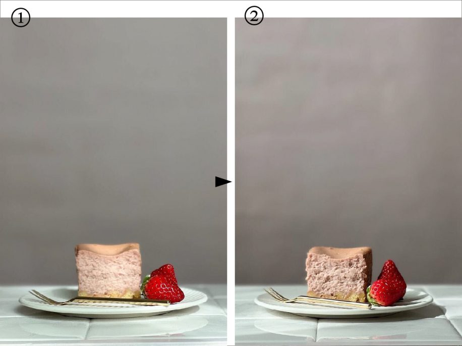 ケーキ ロールケーキ やタルトの写真の撮り方撮影キットなら 王様の撮影キット