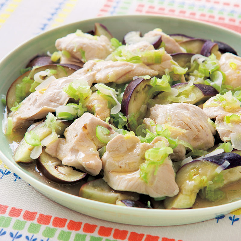 鶏ささみ入り麻婆なす