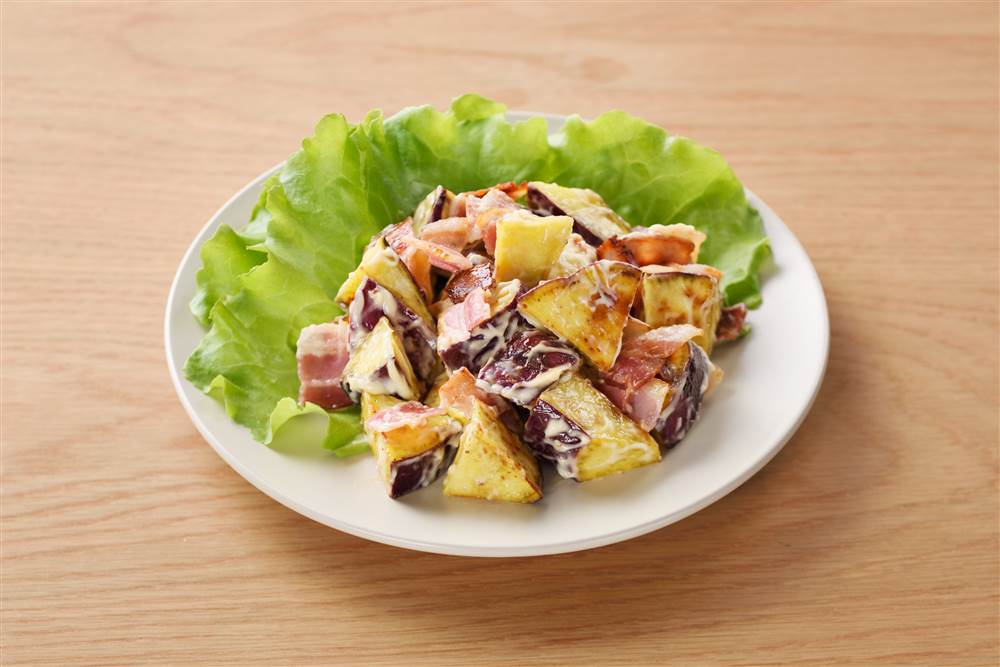 レンジで簡単♪さつまいもサラダ☆