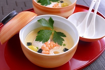 簡単！絶品！ 松茸汁の素で茶碗蒸し