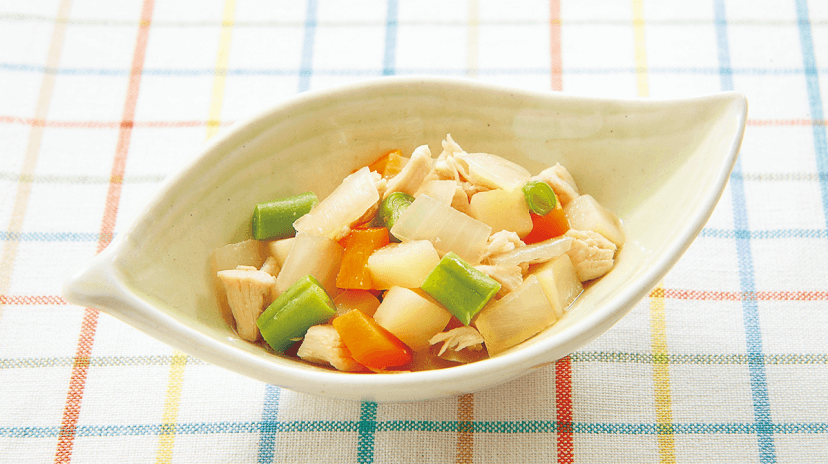 離乳食完了期幼児食ひき肉の肉じゃが