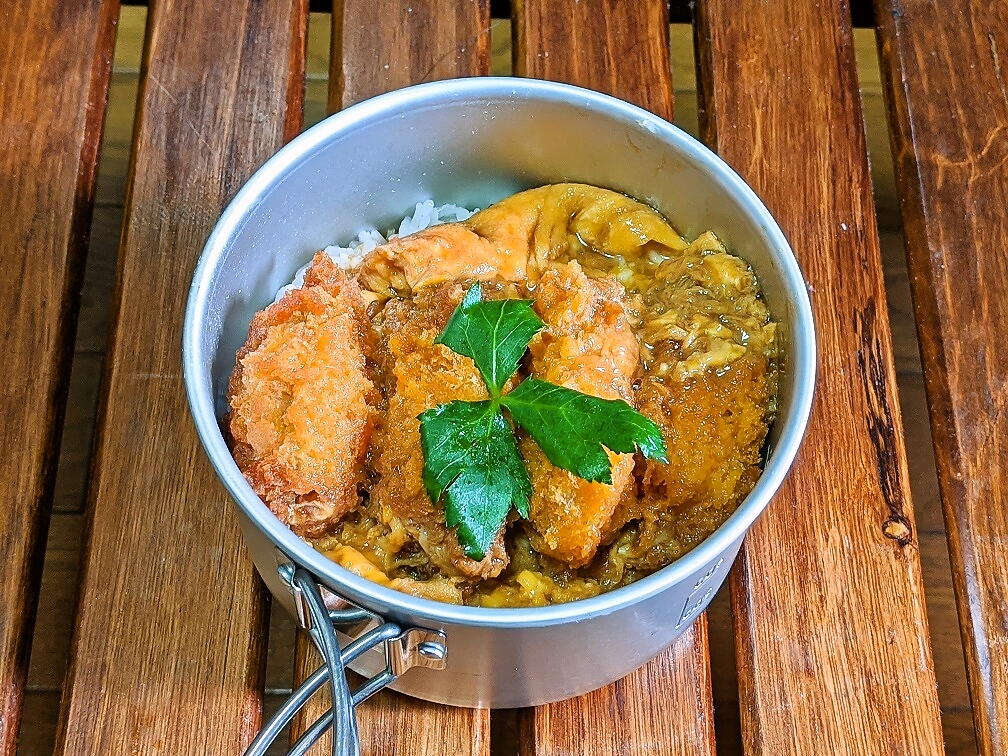 🦪 カキフライ🌟カキフライ卵とじ丼 佐久斗第113弾🍽 🦪🥚🍚😋🧡 カキフライ 丼