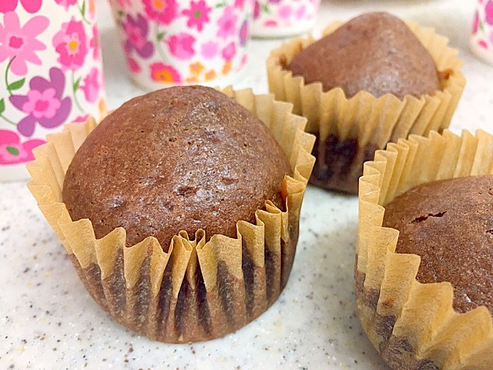 チョコナッツマフィン 電子レンジでチンするだけ