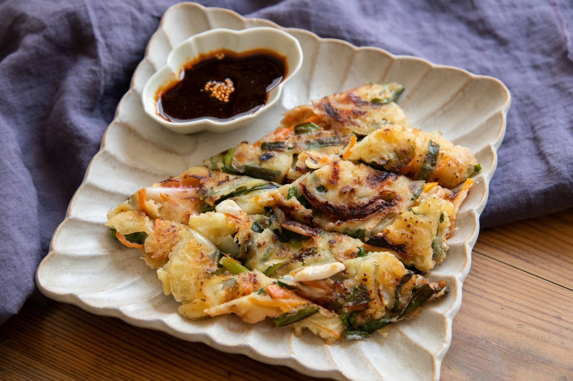 カリッとモチッとうまい!!『ニラだけチヂミ』