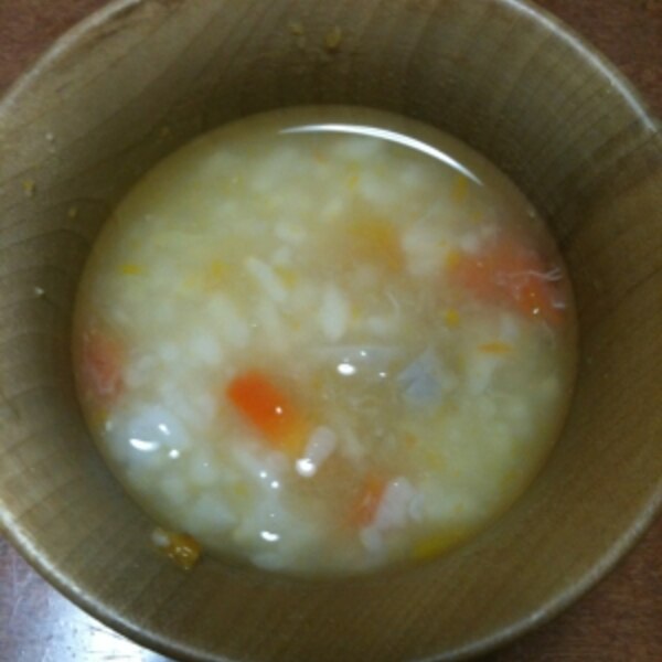 おかゆ味噌汁