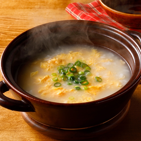 白だしで簡単♪たまご雑炊