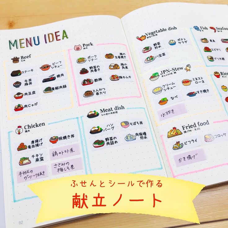 献立ノート セリア ノート・メモ帳