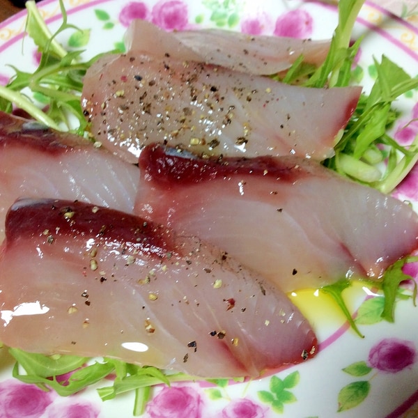 ハマチのカルパッチョ