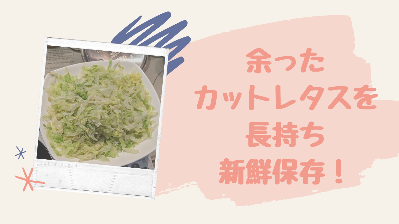 サニーレタスの保存方法