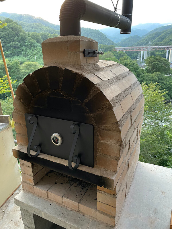 DIYで耐火レンガのピザ窯を作りました その2ブルーベリーの丘ホピ 岐阜県恵那市ブルーベリー狩り体験ができる観光農園