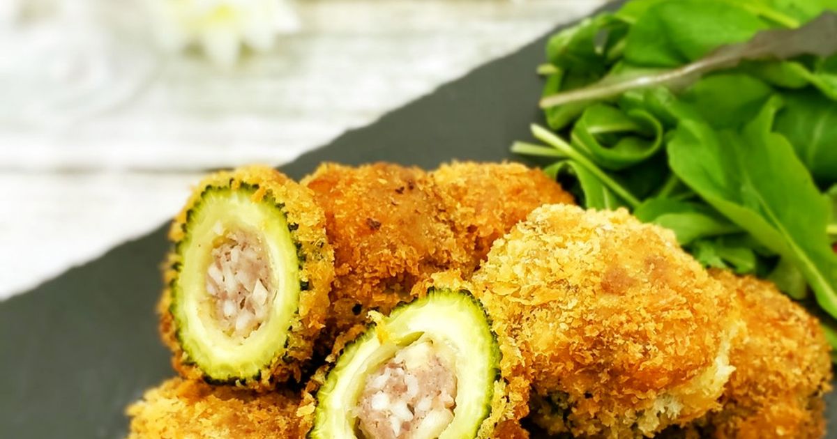 ナスの肉巻きフライ