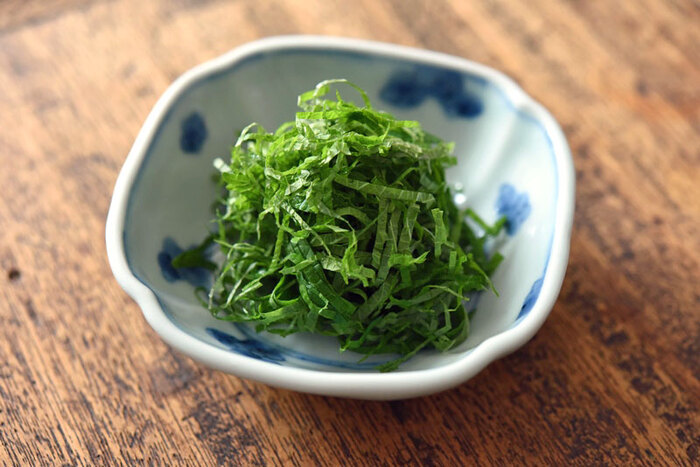 冷凍ほうれん草とわかめの青じそナムルレシピ理研ビタミン株式会社