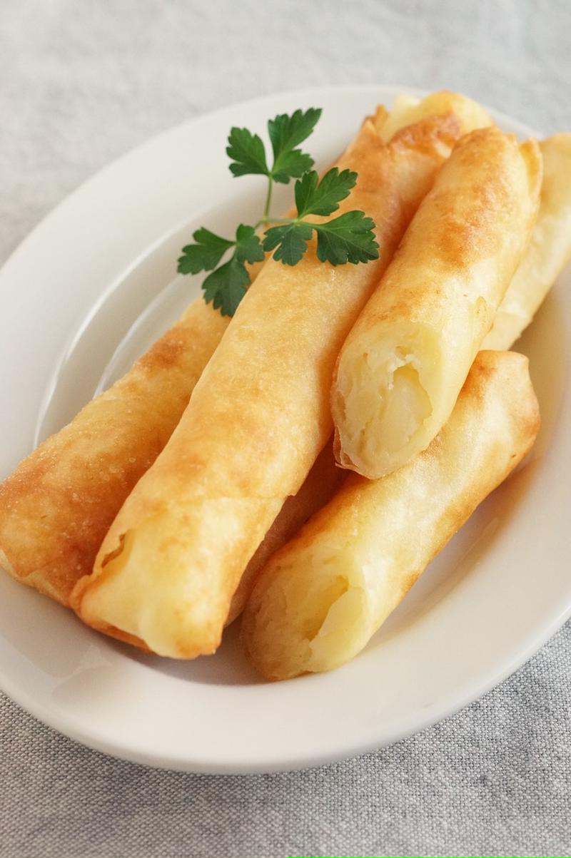 子持ちししゃもとパルミジャーノの春巻き