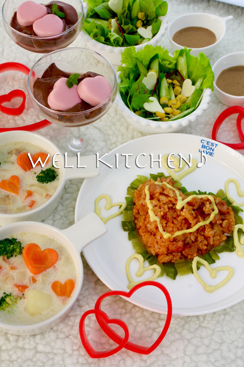 バレンタインに♪ ハートの茹で卵- 卵