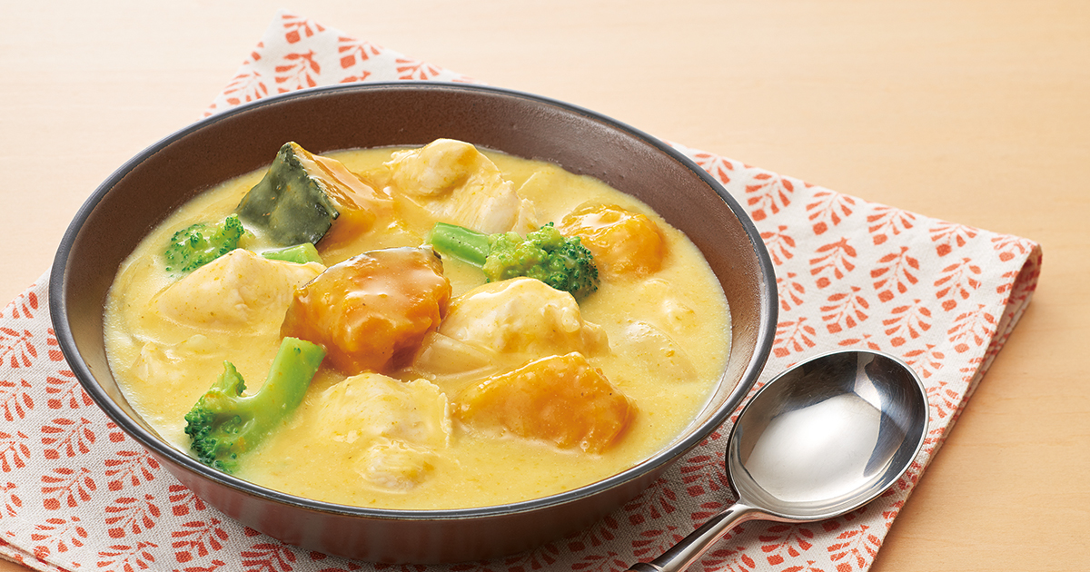 シーフードミックスのクリームシチュ