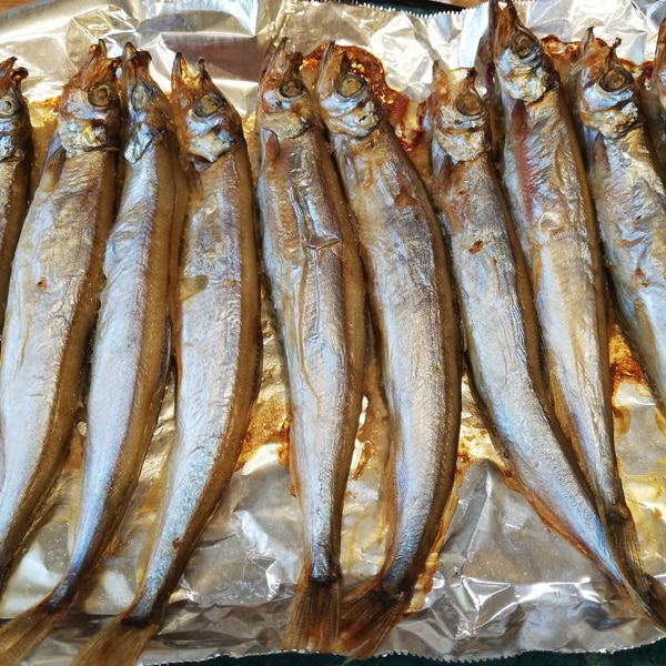 オーブントースターでししゃものふっくら焼き