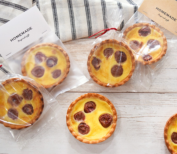 バレンタインタルトの見せるラッピングラッピングcotta＊コッタ