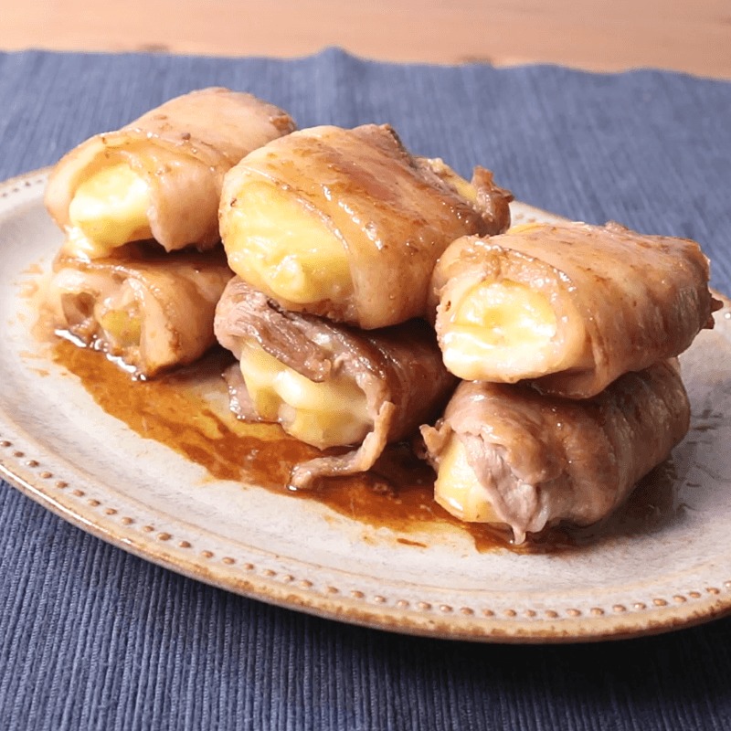 豚じゃがのごまチーズ炒め