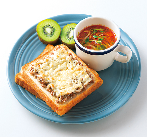 のせて焼くだけのちゃちゃっと簡単朝ごはん♪