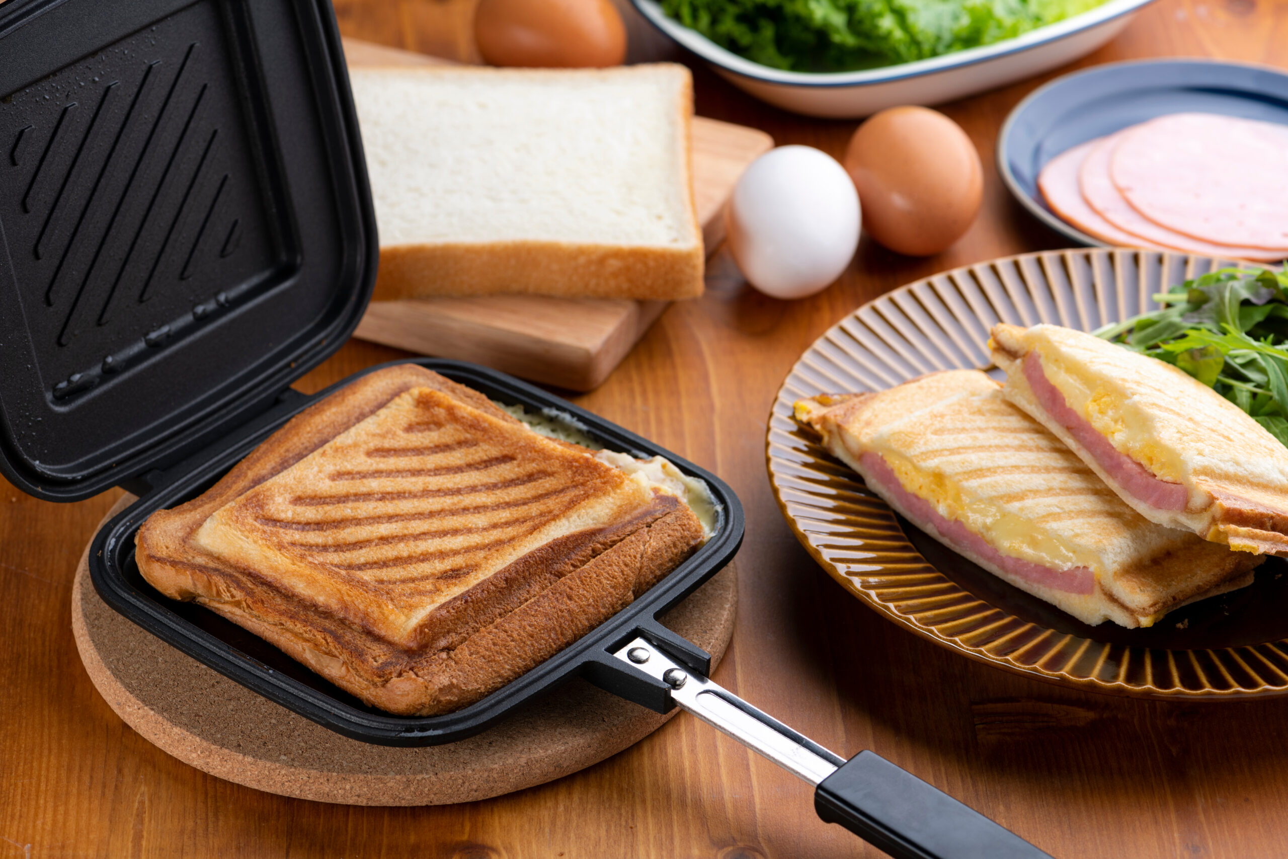 夏のラクラク朝ごはん マルチサンドメーカーでホットサンド作ってみました夏ごはんアイリスオーヤマ